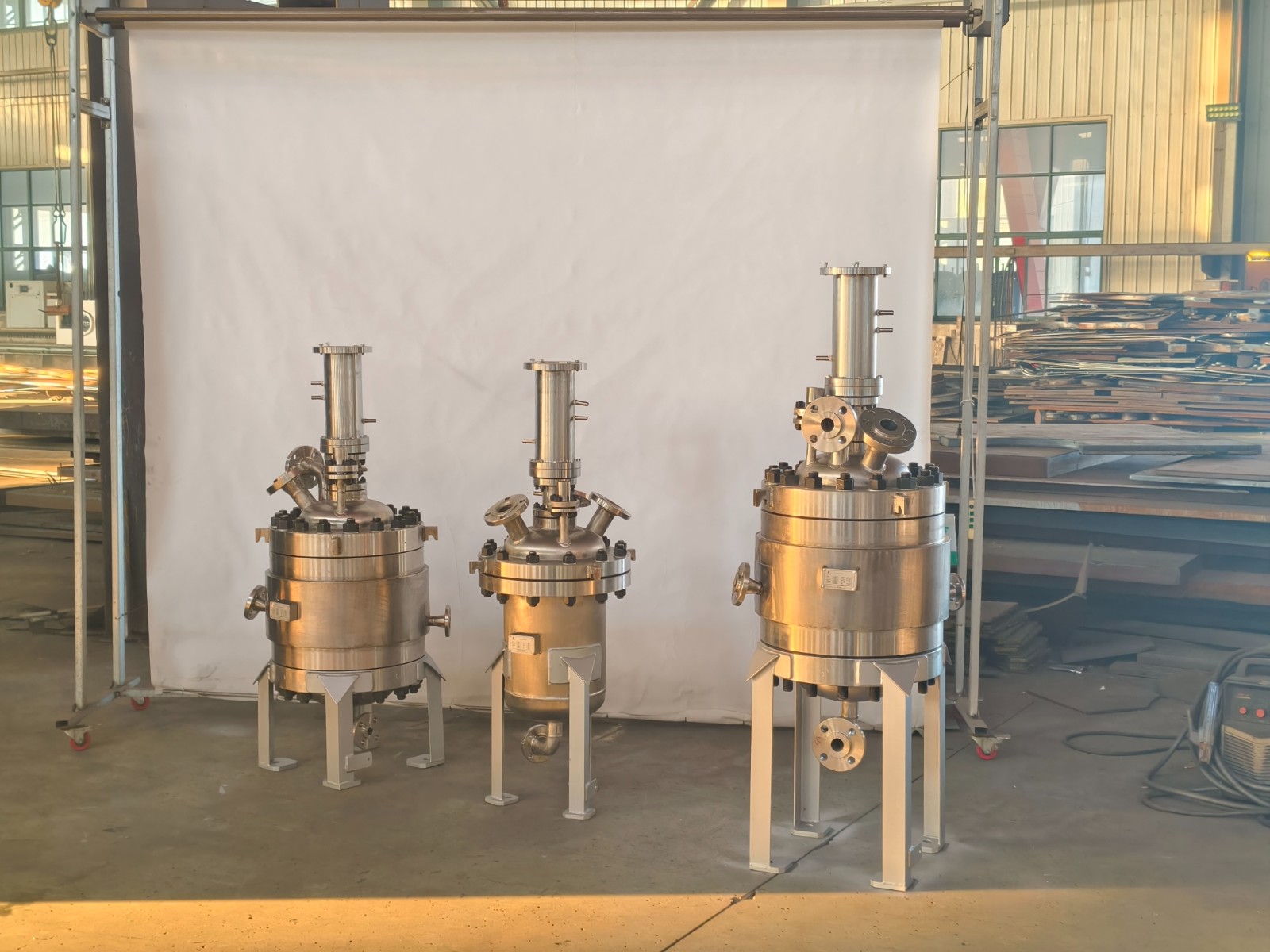  carbon steel reactors