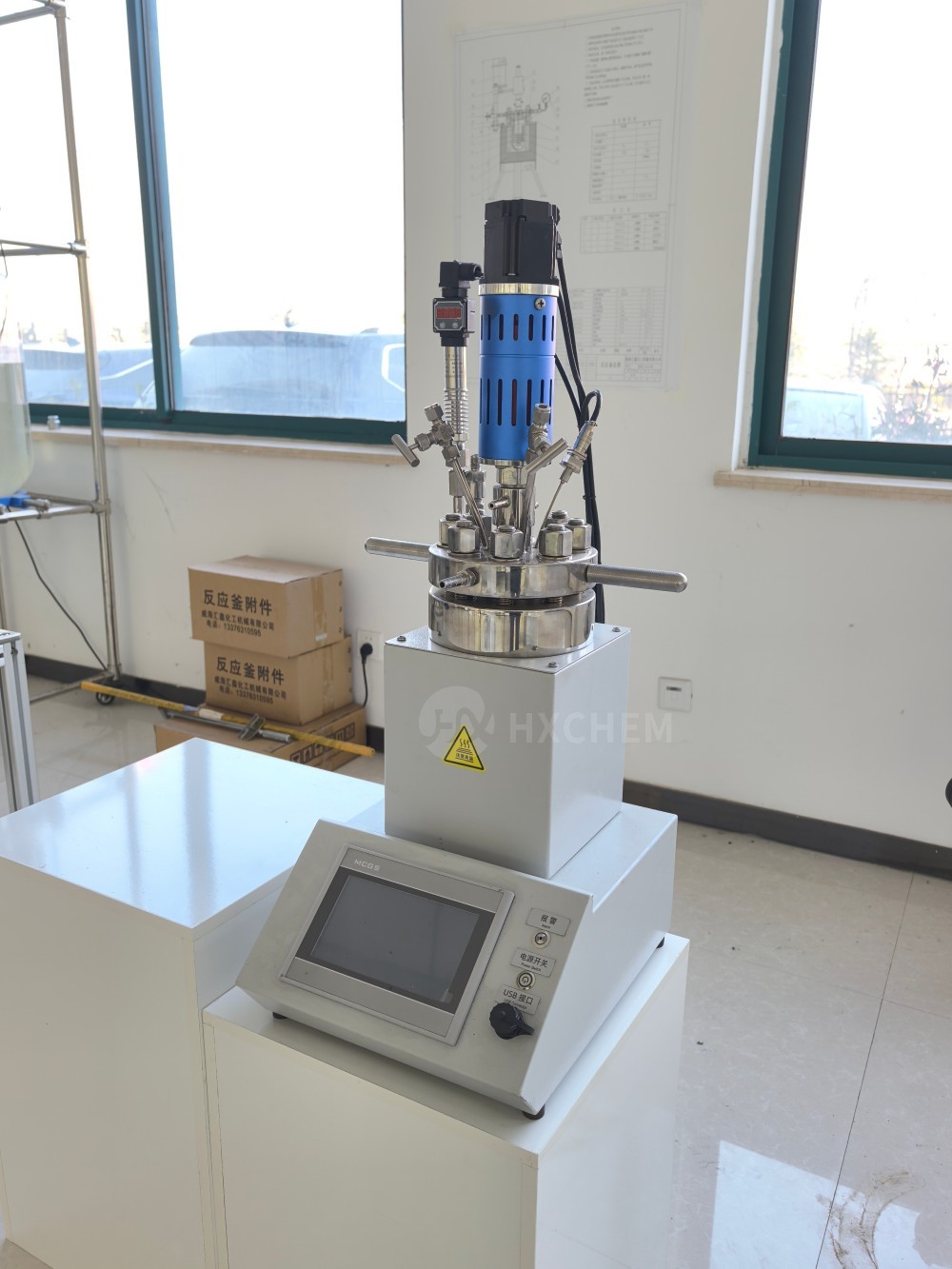 stirred pressure reactor