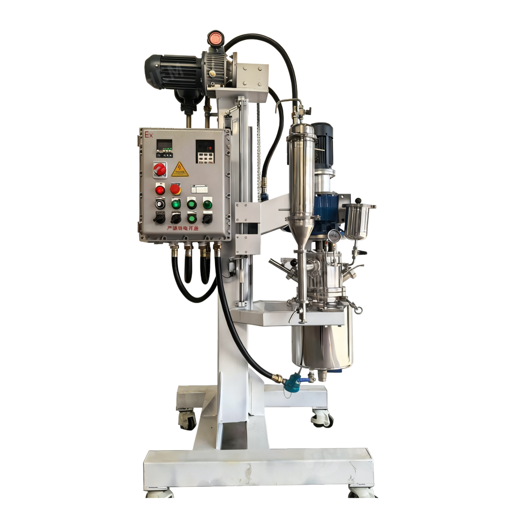 Αντιδραστήρας από ανοξείδωτο χάλυβα 10L με ανυψωτική διάταξη