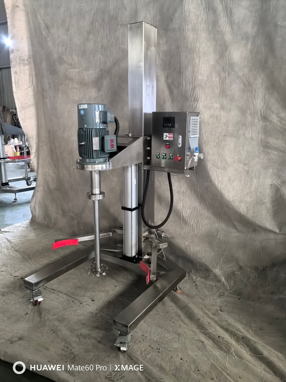 Stainless steel lab mixer