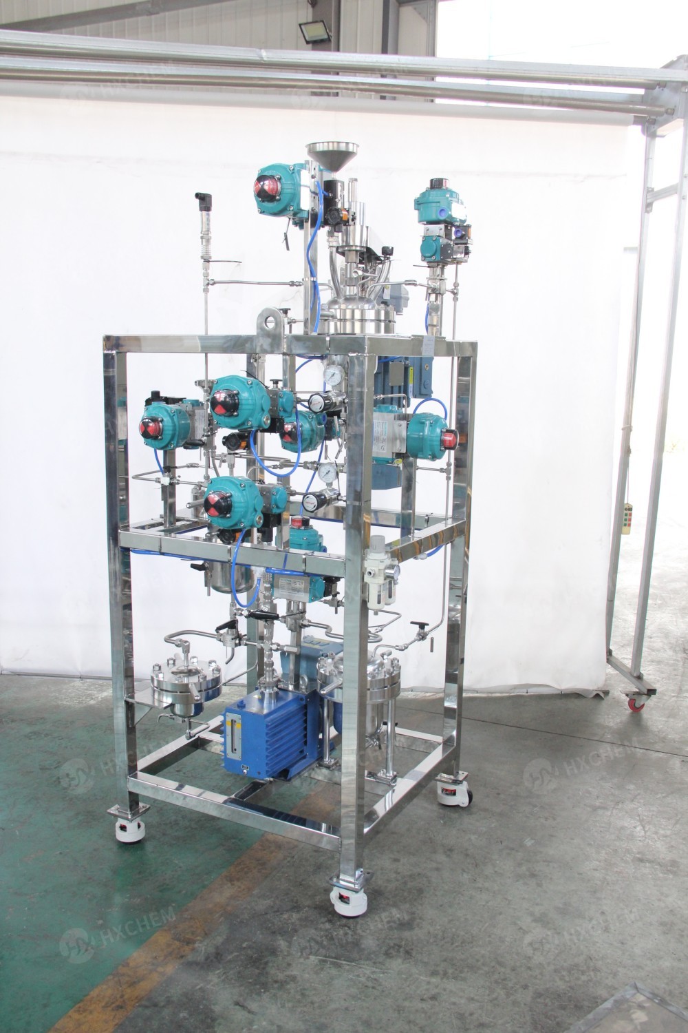 Vegetable oil hydrogenation unit