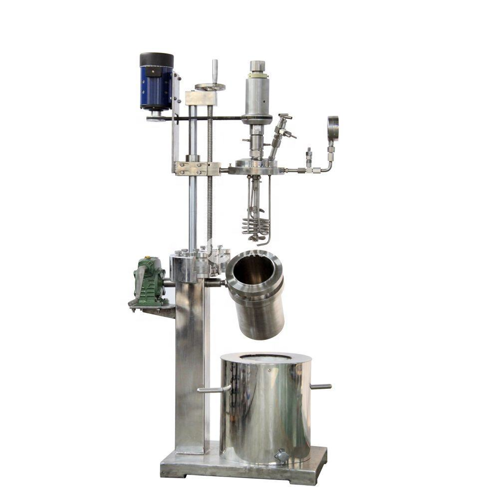 100ml 1L 2L 5L Fast closure stainless steel laboratory pressure reactors