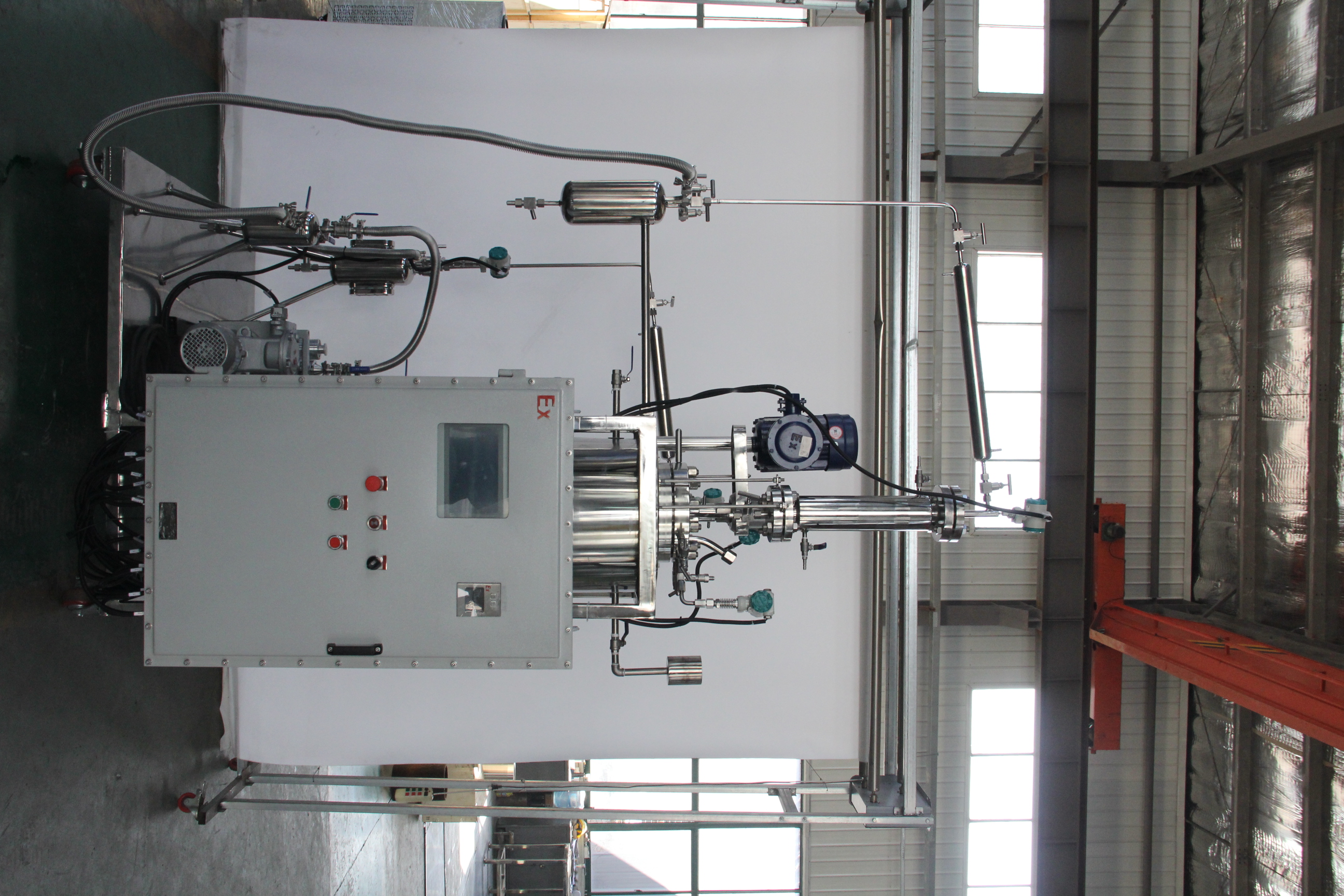 multi-stage stainless steel reactor system