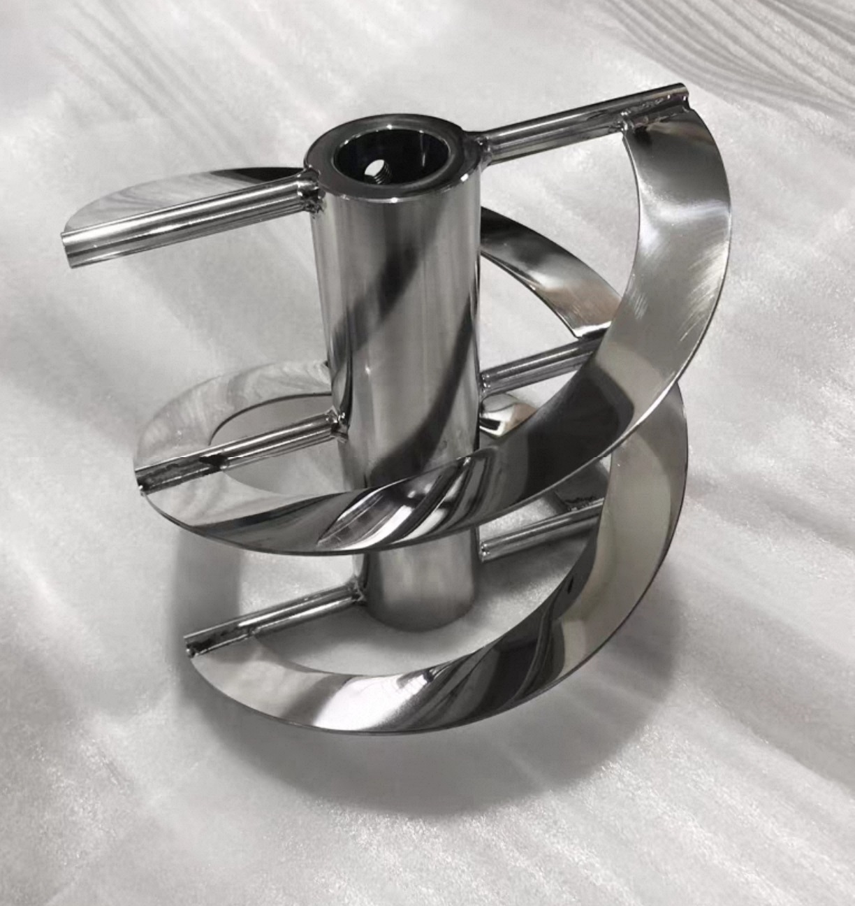Detachable spiral helical impeller