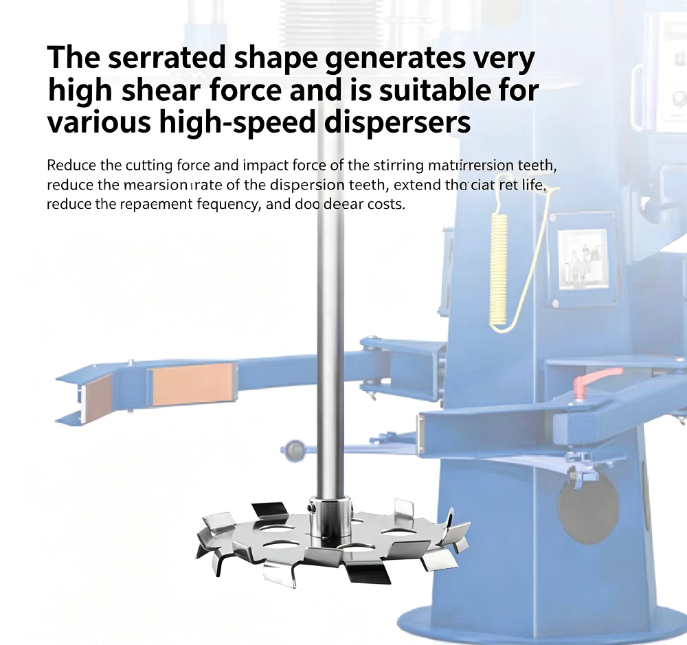 High speed dispersing blade impeller