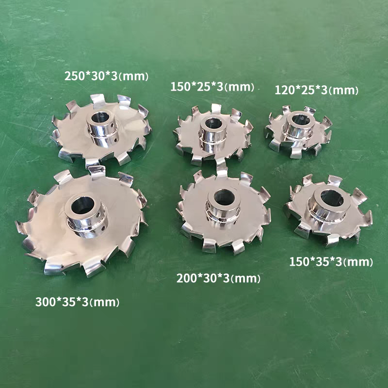 Saw tooth type dispersing disc