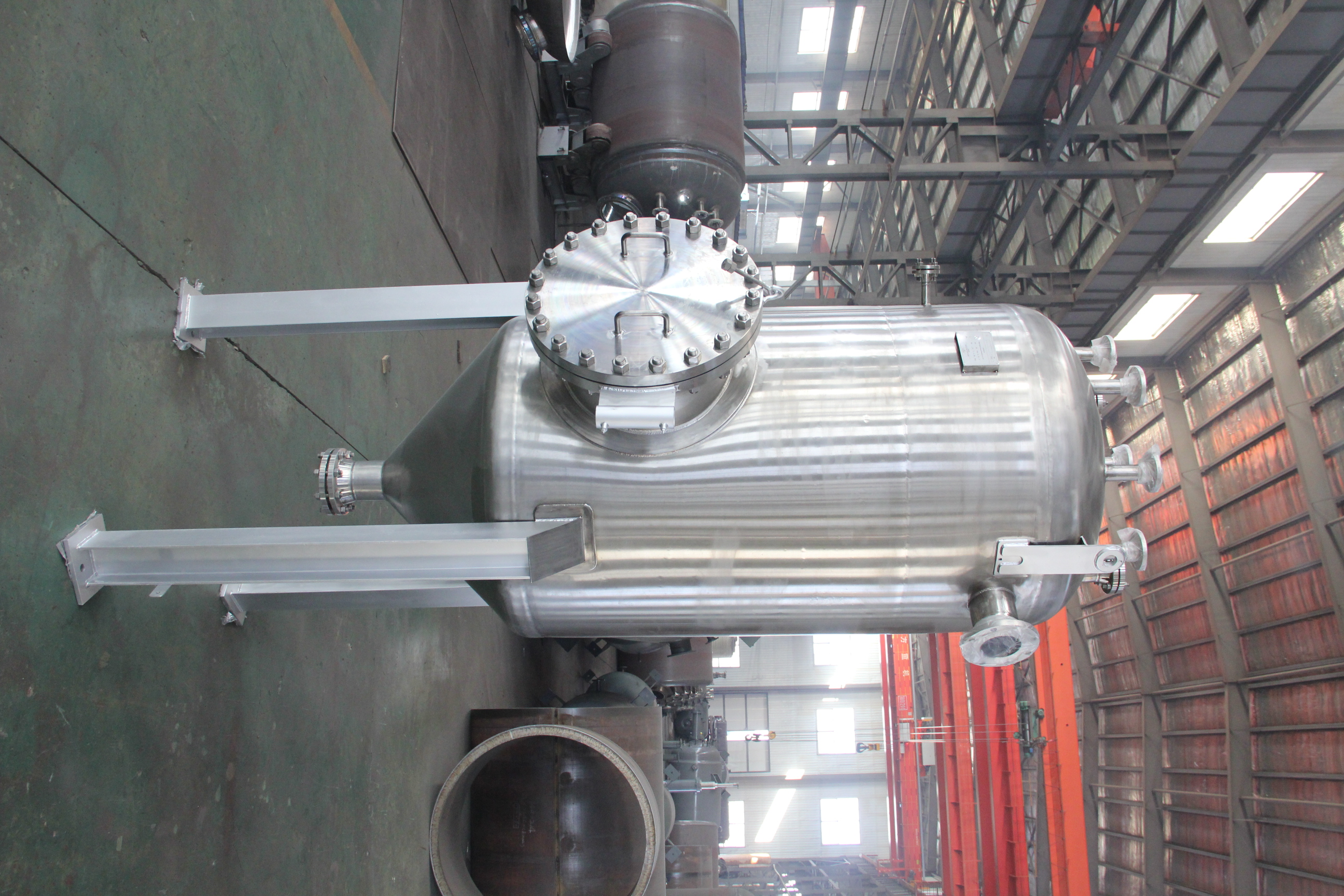 stainless steel conical pressure vessel