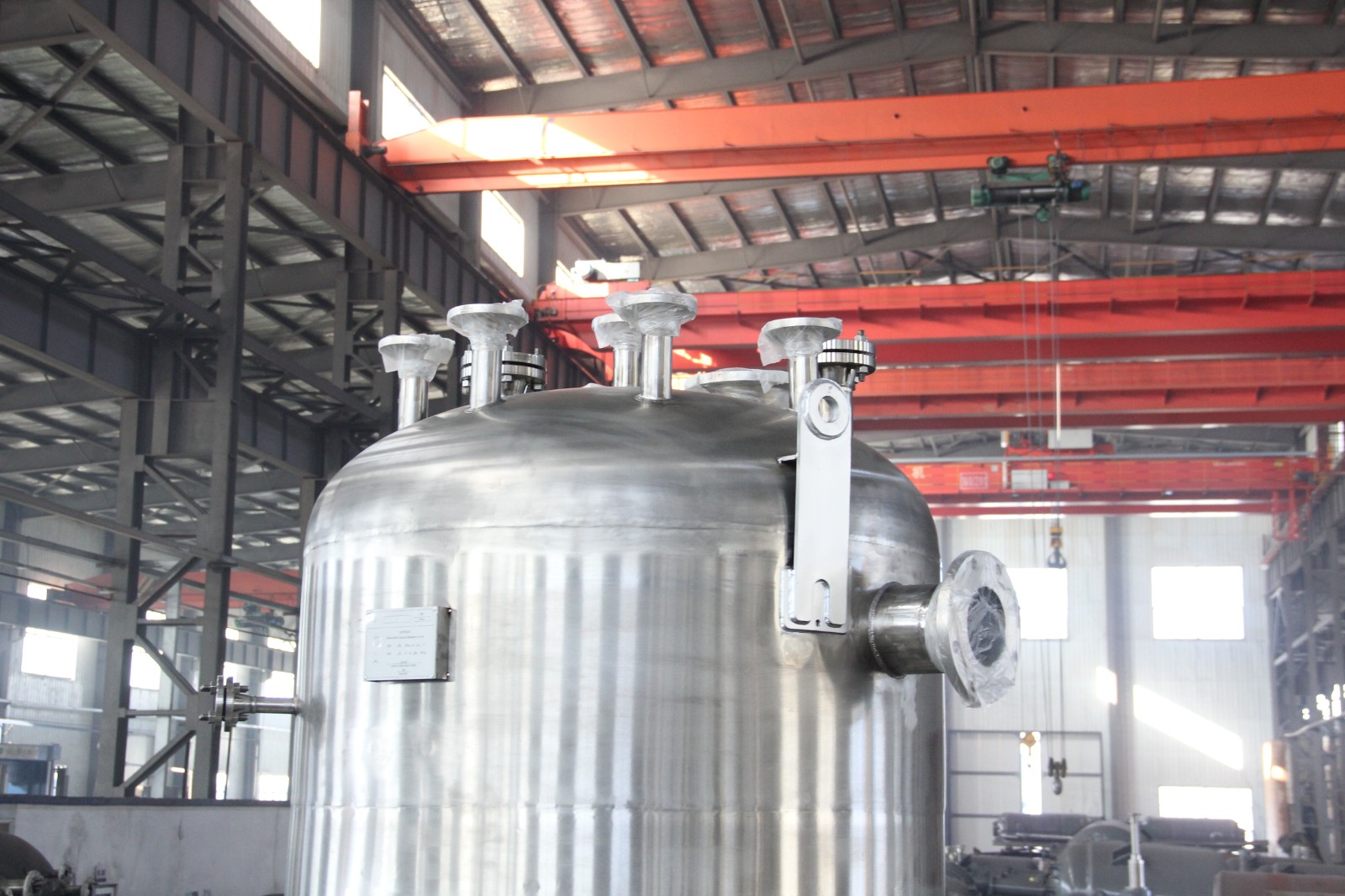 stainless steel conical pressure vessel