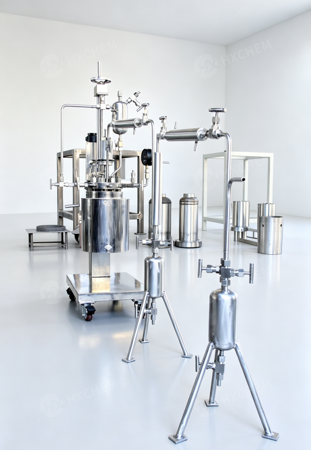 Stirred pressure reactor