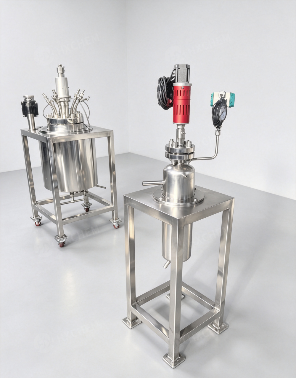 Magnetic stirred pressure reactor
