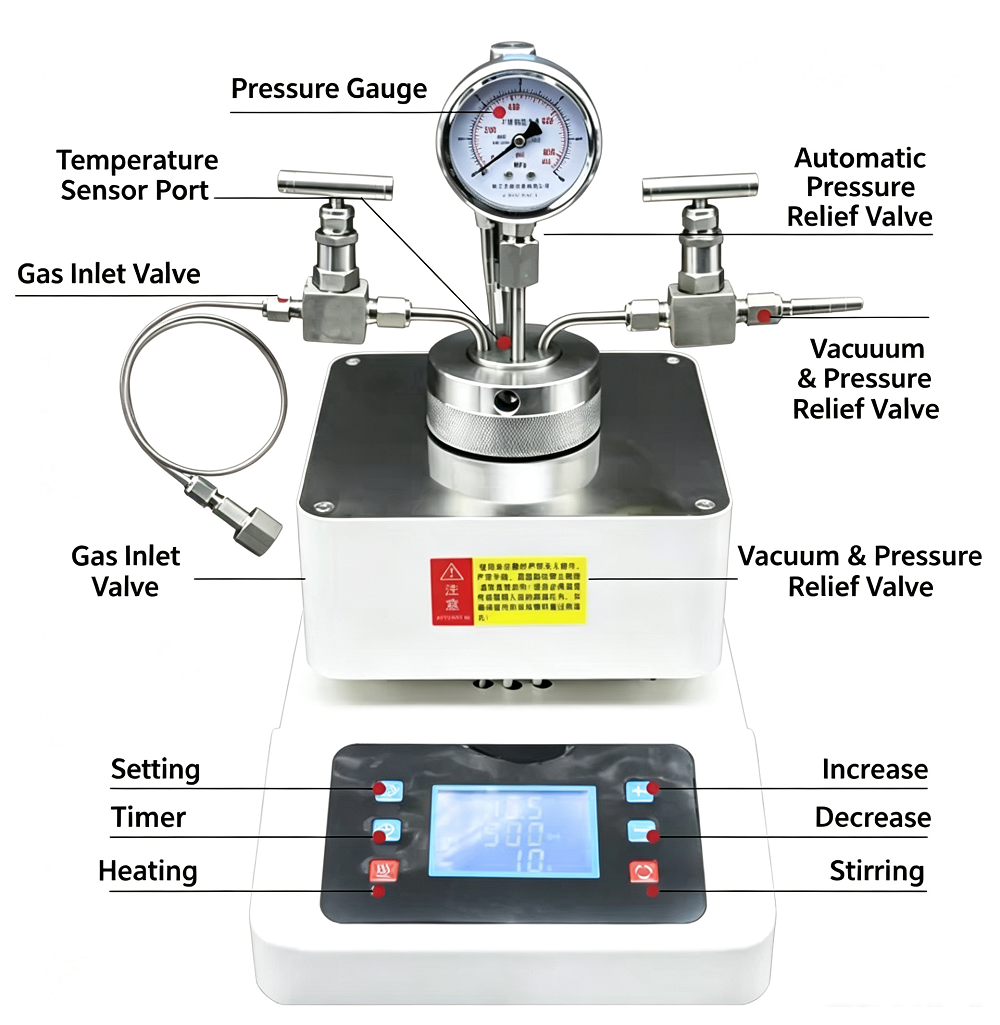 magnetic stirring pressure reactor magnetic stirring pressure reactor
