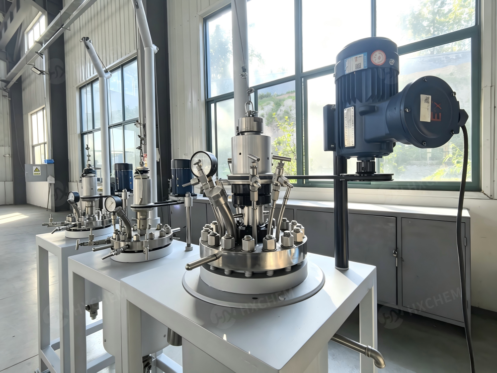 Stirred pressure reactor