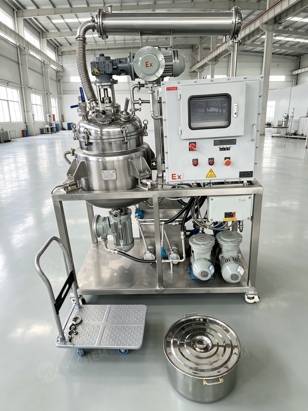 100litres distillation reactor