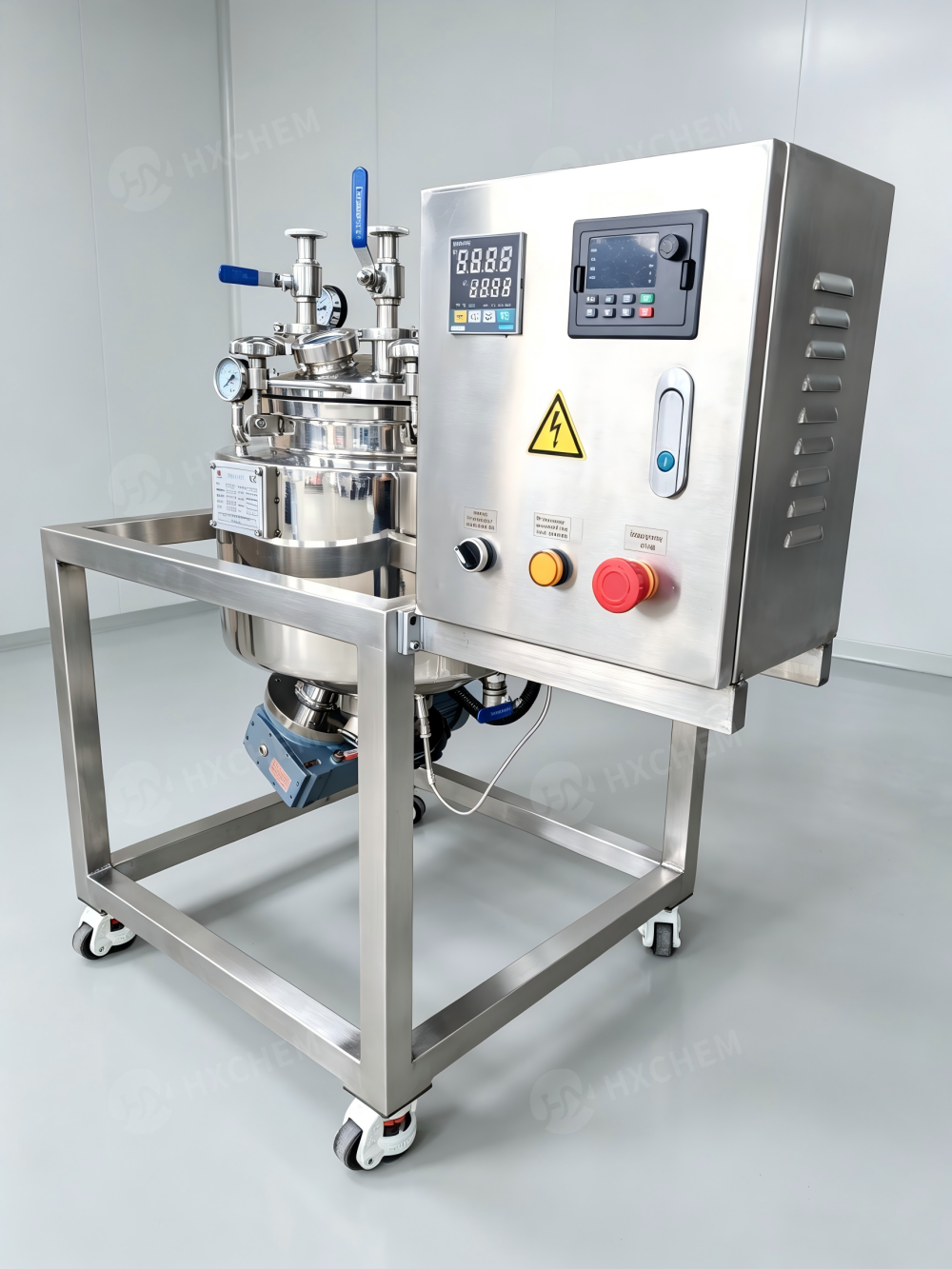 Stainless steel bottom mixing tank