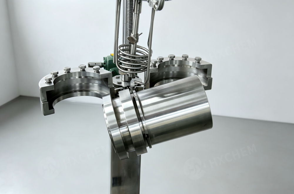 Fast opening lab pressure reactor Fast opening lab pressure reactor