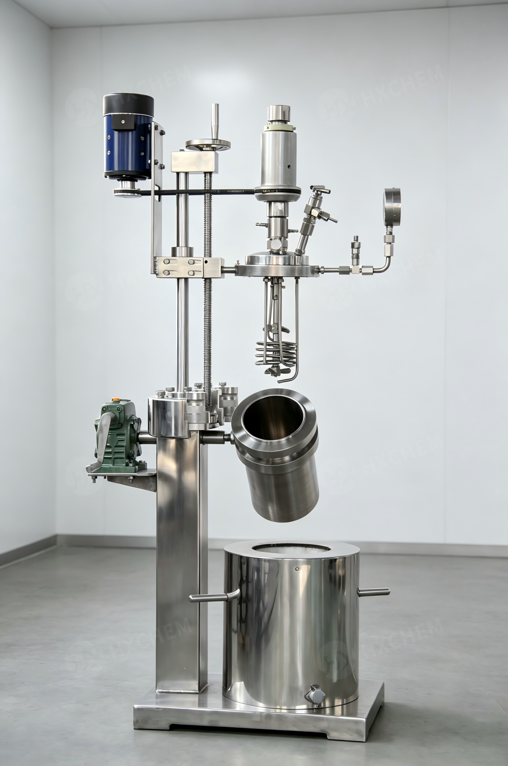 Fast opening lab pressure reactor Fast opening lab pressure reactor