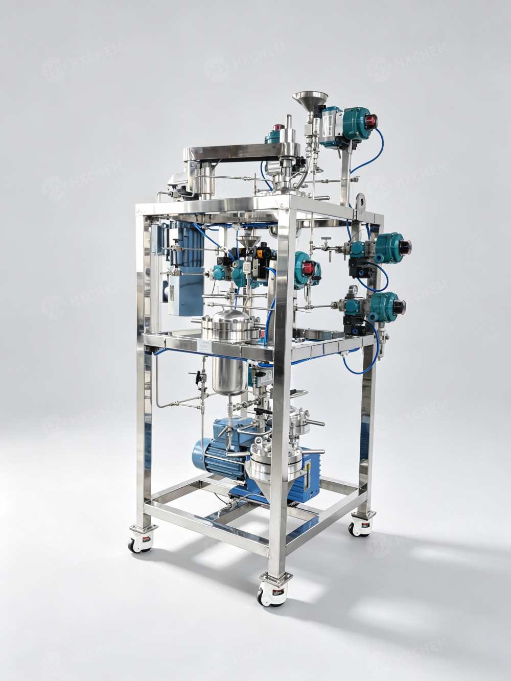 Vegetable oil hydrogenation unit