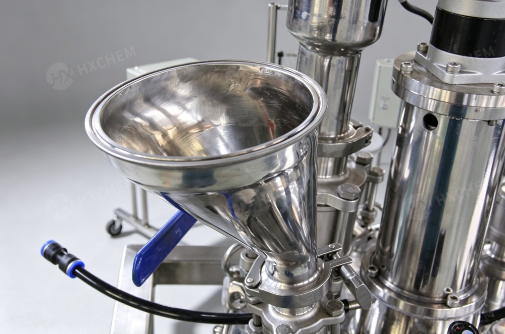 Stainless steel distillation reactor