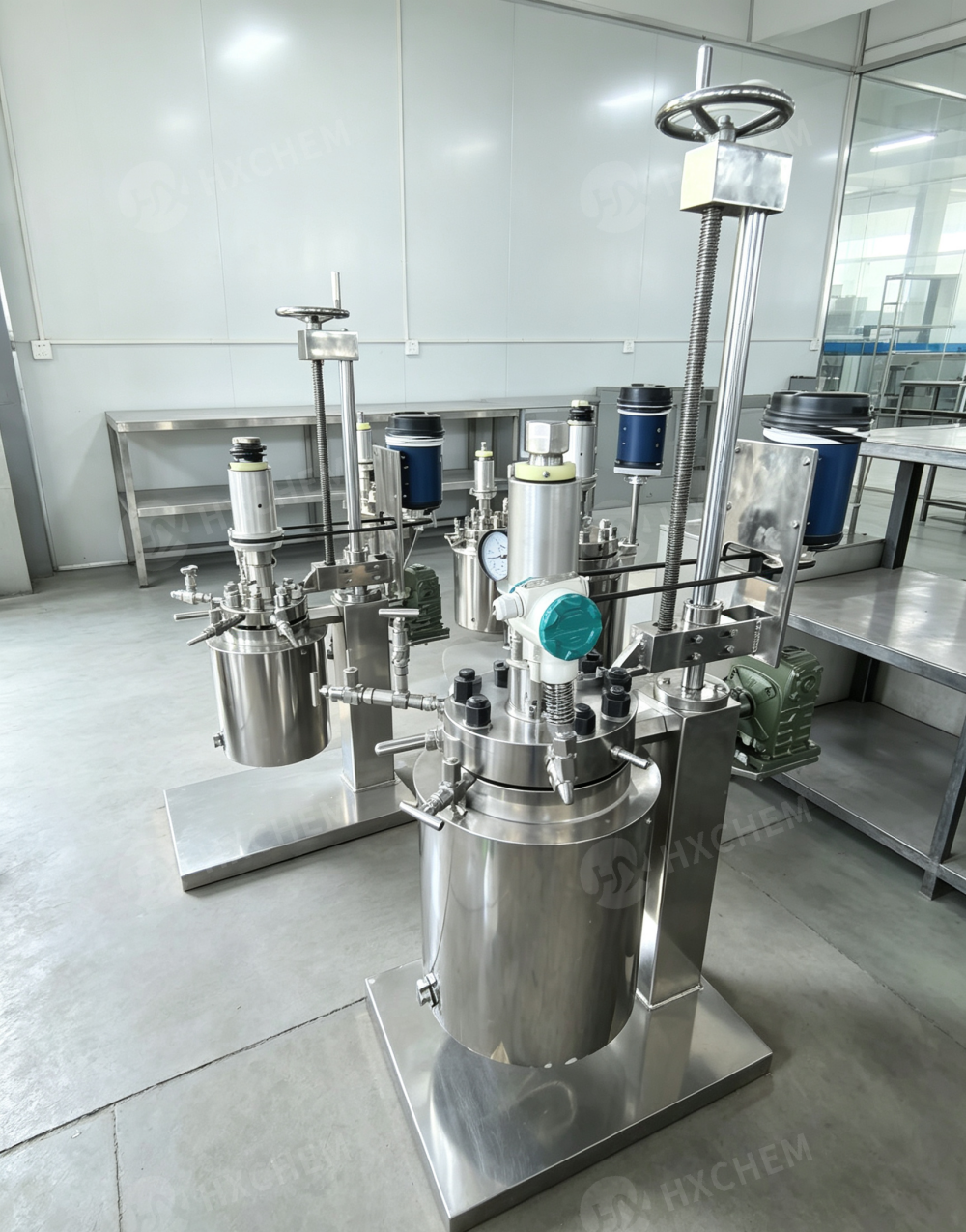 Stirred pressure reactor