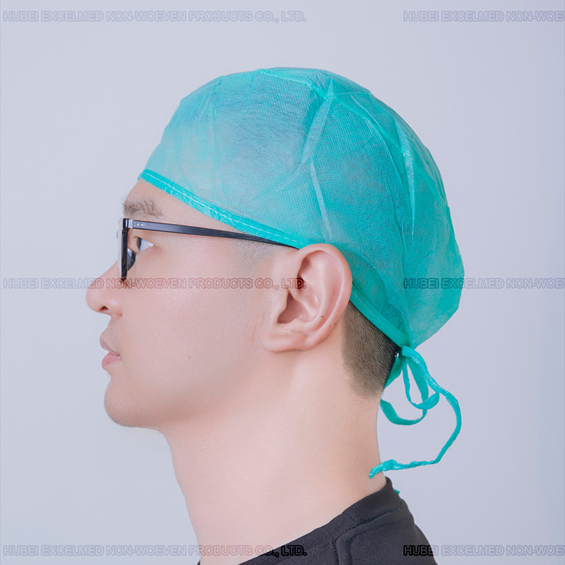 Disposable Tie On Surgical Cap