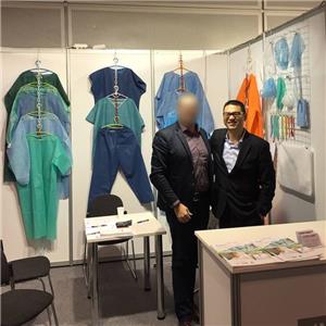 Customer from Europe visited us during MEDICA 2014