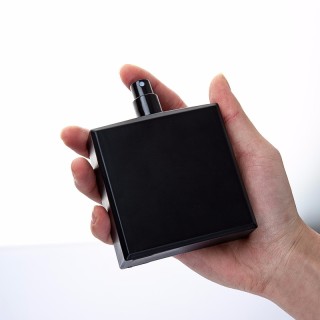 30 ml / 50 ml / 100 ml schwarze quadratische Parfümflasche