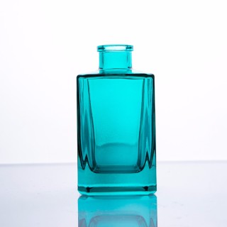 Botol Kaca Diffuser Kosong Persegi Berwarna