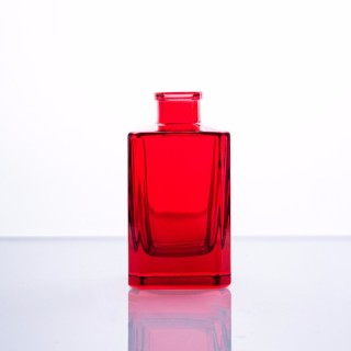 Botol Kaca Diffuser Kosong Persegi Berwarna