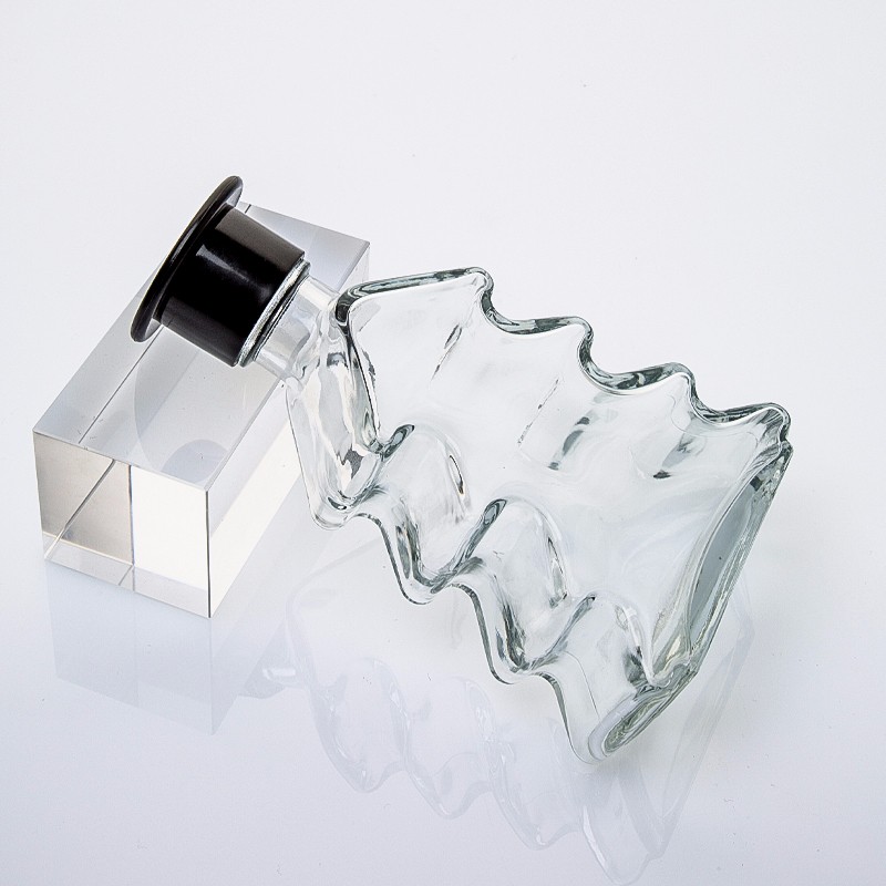 Botellas difusoras de vidrio con forma de árbol de 200 ml