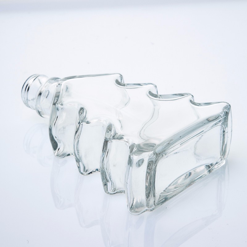 Botellas difusoras de vidrio con forma de árbol de 200 ml