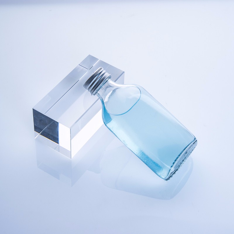 Botellas de vidrio personalizadas de 250 ml para jugo,venta al por mayor de  la botella de cristal