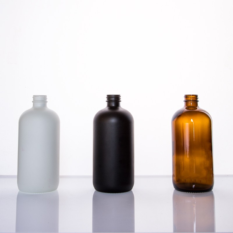 Botellas de bebidas vacías personalizadas, botellas de jugo de vidrio al por mayor