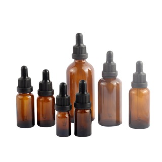 Frascos cuentagotas ámbar