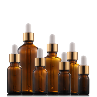 Frascos cuentagotas ámbar