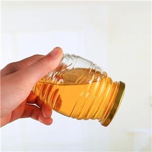 Glas Jar Honig für Marmelade