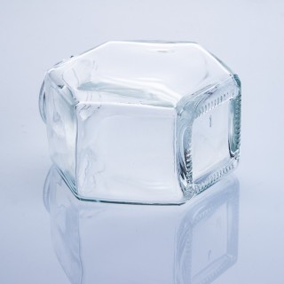 Topi Kayu Bentuk Hexagon Madu Wadah Toples Grosir