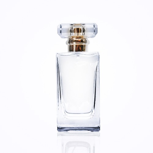 Botol Kaca Persegi Panjang Isi Ulang untuk Parfum