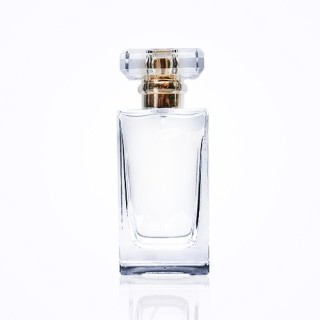 Refillable Rectangle Perfume Glass Bottle for Perfumes