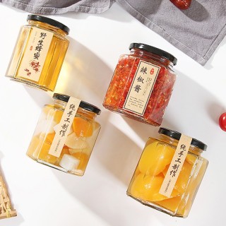 Wholesale Empty Hexagonal Honey Containers Bottle Price