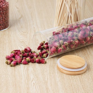 Vaso barattolo rotondo personalizzato unico con coperchio in vendita