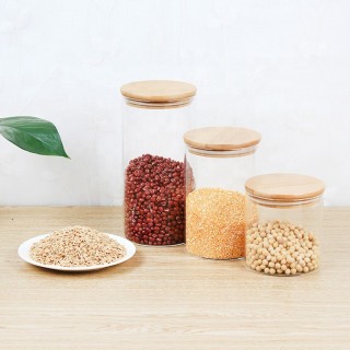 Vaso barattolo rotondo personalizzato unico con coperchio in vendita