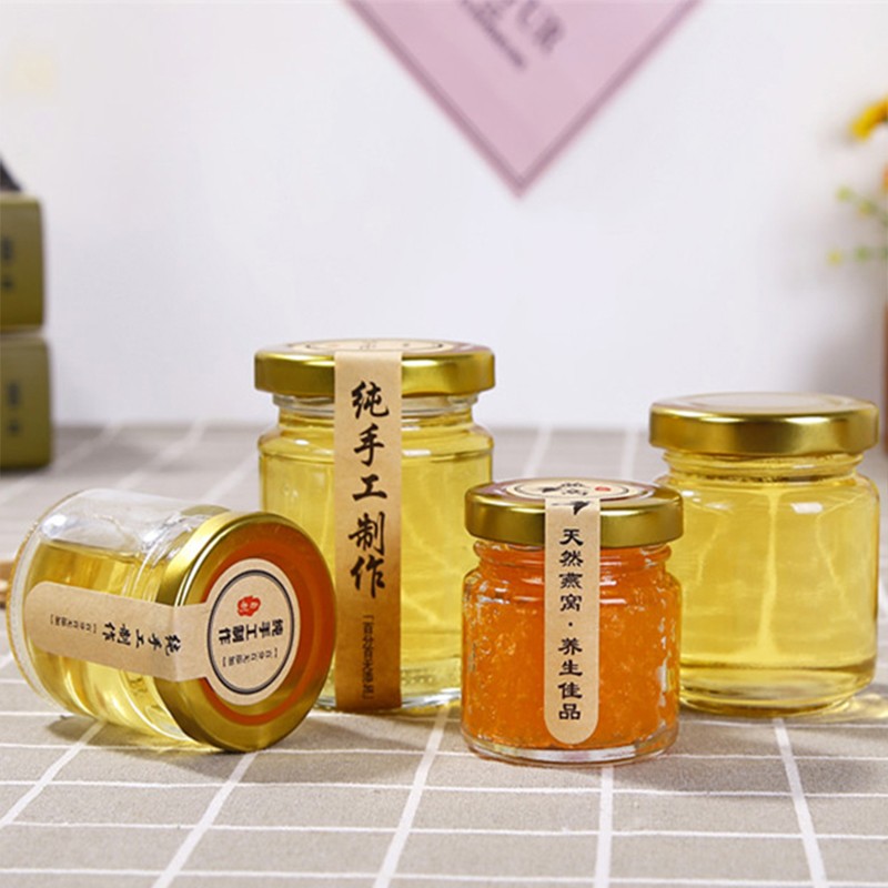 Stoples Madu Kosong Kecil Modern dengan Tutup