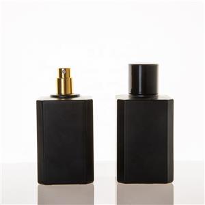 Custom Glass Men Black Perfume Bottles Manufacturers