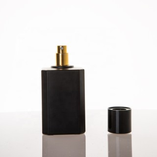 Custom Glass Men Black Perfume Bottles Manufacturers