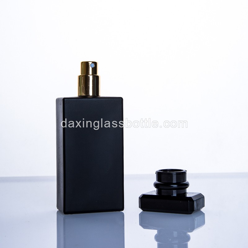 Botol Kaca Persegi Panjang Isi Ulang untuk Parfum