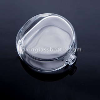 30ml / 50ml / 100ml Mewah Kosong Botol Parfum Bulat Crimping OEM Botol Parfum Dekoratif Botol Parfum Perancis Kristal