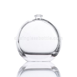 30ml / 50ml / 100ml Mewah Kosong Botol Parfum Bulat Crimping OEM Botol Parfum Dekoratif Botol Parfum Perancis Kristal