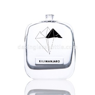 Kustom 85ml Botol parfum kosong 80ml Botol Semprot Kaca dengan Label Stiker