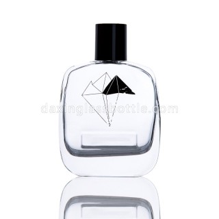 Custom 85ml Empty perfume bottle 80ml Glass Spray Bottle with Sticker Label