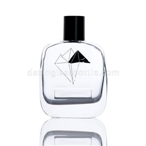 Kustom 85ml Botol parfum kosong 80ml Botol Semprot Kaca dengan Label Stiker